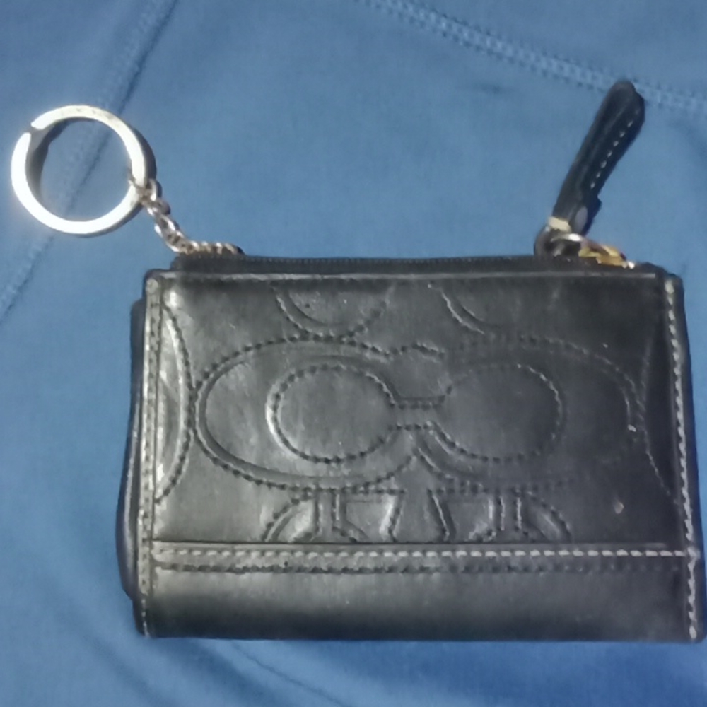 Coach coin purse black